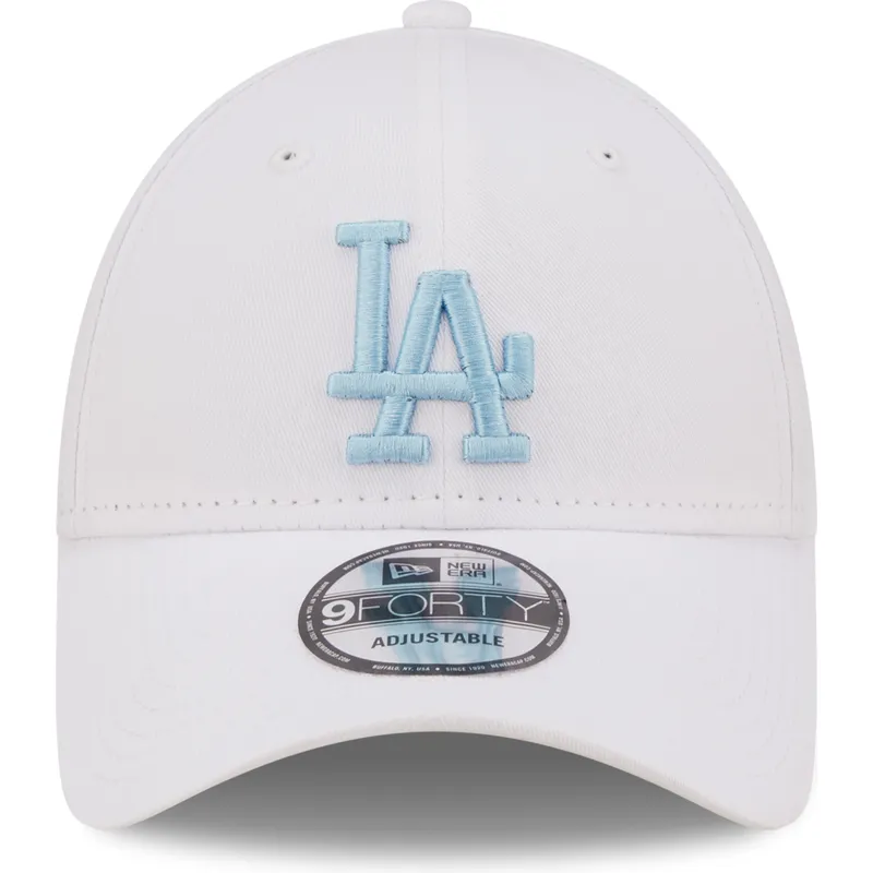 kepsar-curva-vit-justerbart-band-9forty-league-essential-fran-los-angeles-dodgers-mlb-av-new-era