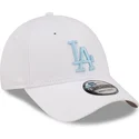 vit-justerbar-bojd-keps-med-bla-logotyp-9forty-league-essential-los-angeles-dodgers-mlb-fran-new-era