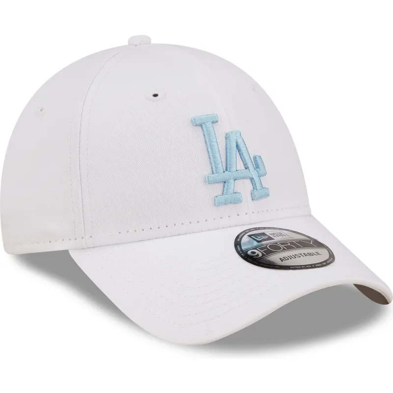 kepsar-curva-vit-justerbart-band-9forty-league-essential-fran-los-angeles-dodgers-mlb-av-new-era