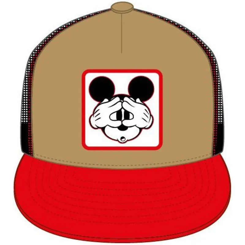 kepsar-plana-brun-snapback-mickey-mouse-disney-av-capslab