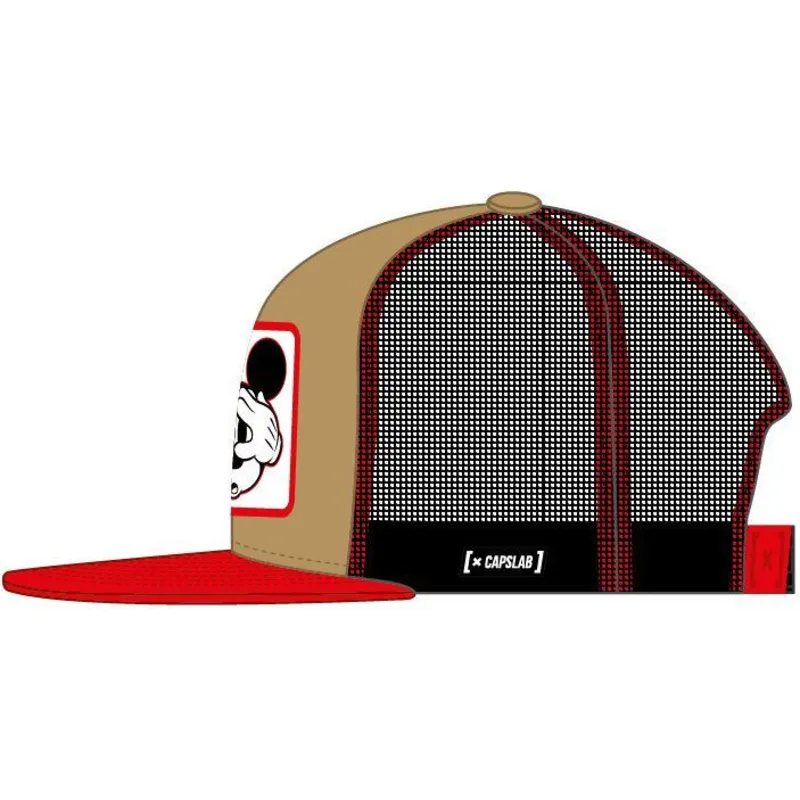 kepsar-plana-brun-snapback-mickey-mouse-disney-av-capslab