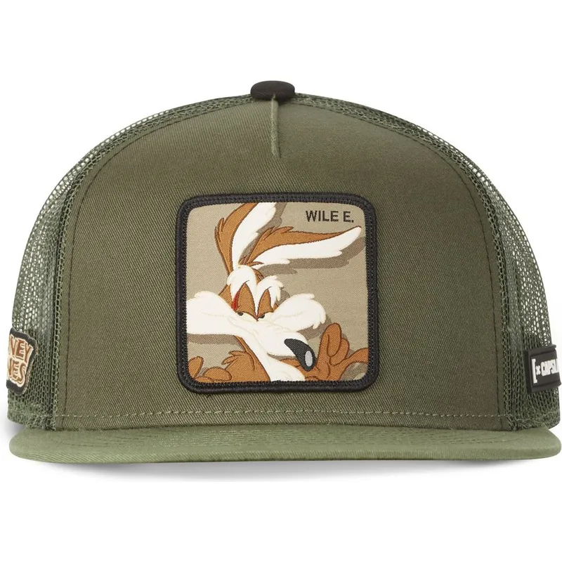 kepsar-plana-gron-snapback-coyote-looney-tunes-av-capslab