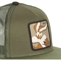 kepsar-plana-gron-snapback-coyote-looney-tunes-av-capslab