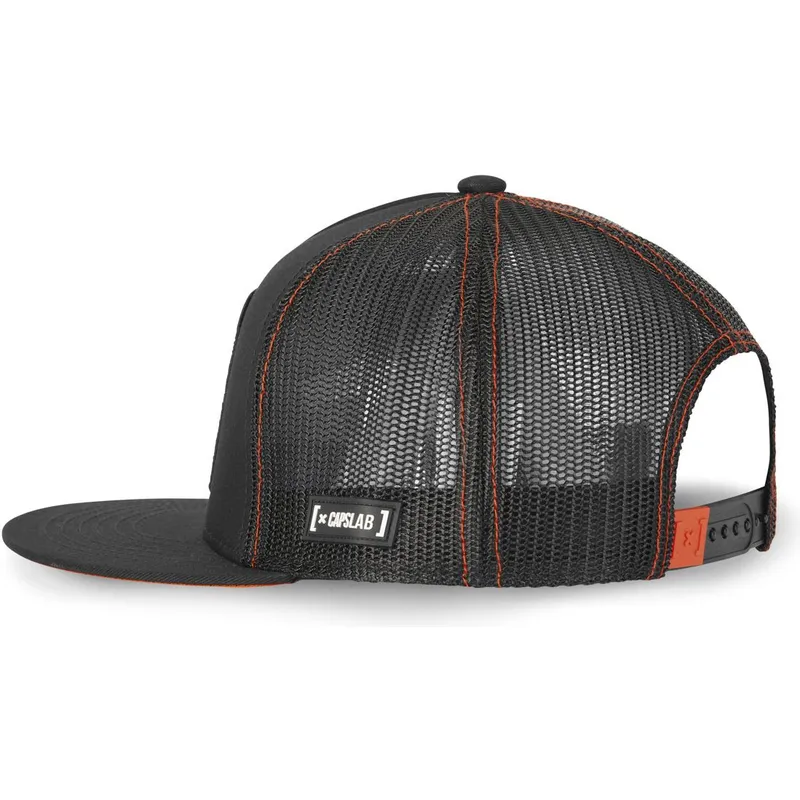 kepsar-plana-svart-snapback-snoopy-jordnotter-av-capslab kepsar-plana-svart-snapback-snoopy-jordnotter-av-capslab