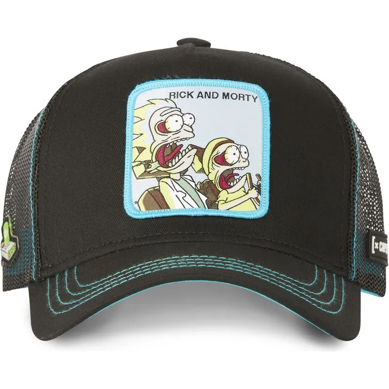 svart-trucker-keps-rick-and-morty-re3-rick-and-morty-fran-capslab