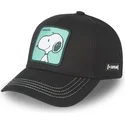 svart-bojd-keps-snapback-snoopy-nu1-peanuts-fran-capslab