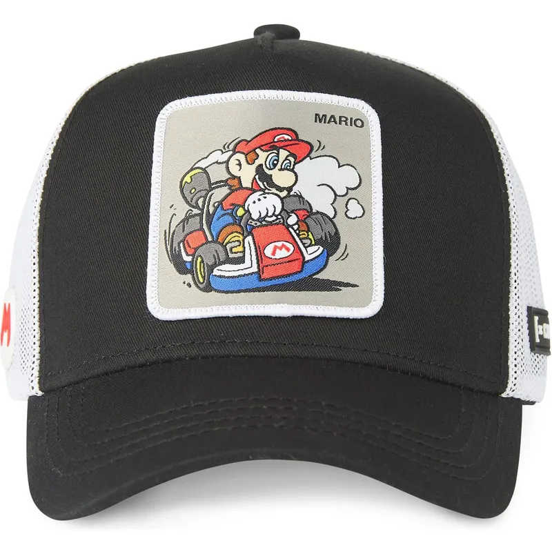 svart-och-vit-trucker-keps-mario-kart-dri2-super-mario-bros-fran-capslab