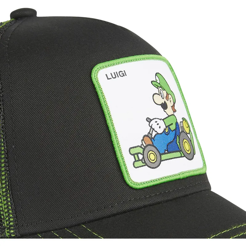 svart-trucker-keps-luigi-kart-lui1-super-mario-bros-fran-capslab