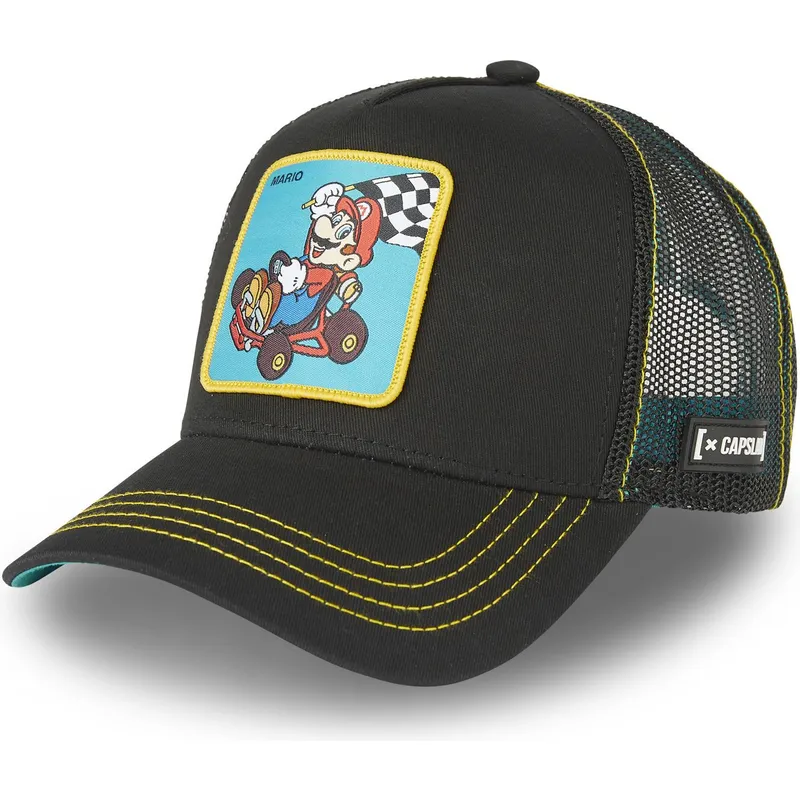 kepsar-curva-svart-snapback-mario-super-mario-bros-av-capslab