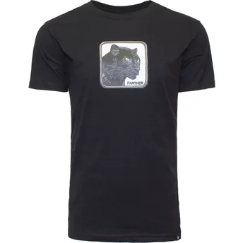 Svart kortärmad t-shirt med Svarta Pantern Stor Katt The Farm från Goorin Bros.