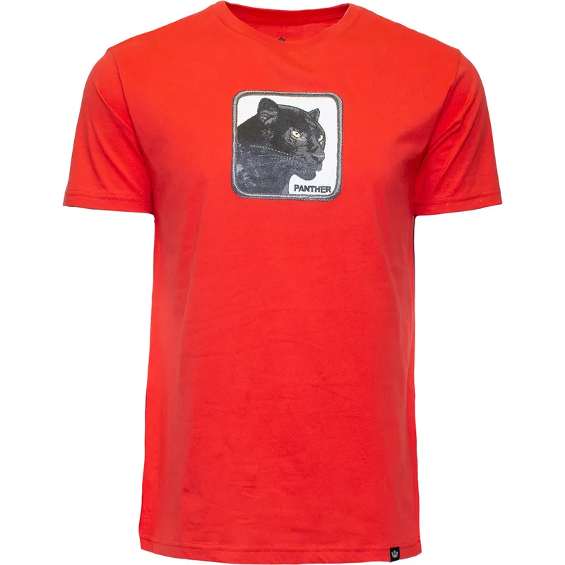t-shirt-kort-arm-rod-fran-camiseta-manga-corta-roja-pantera-black-panther-big-cat-the-farm-the-farm-av-goorin-bros