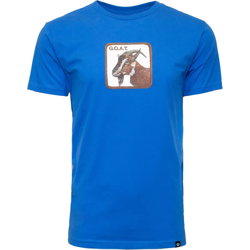 t-shirt-kort-arm-bla-fran-camiseta-manga-corta-azul-cabra-goat-flat-hand-the-farm-the-farm-av-goorin-bros