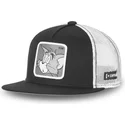 capslab-tom-casf-t10-looney-tunes-svart-och-vit-platt-truckerkeps