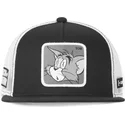 capslab-tom-casf-t10-looney-tunes-svart-och-vit-platt-truckerkeps