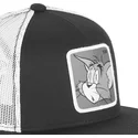 capslab-tom-casf-t10-looney-tunes-svart-och-vit-platt-truckerkeps