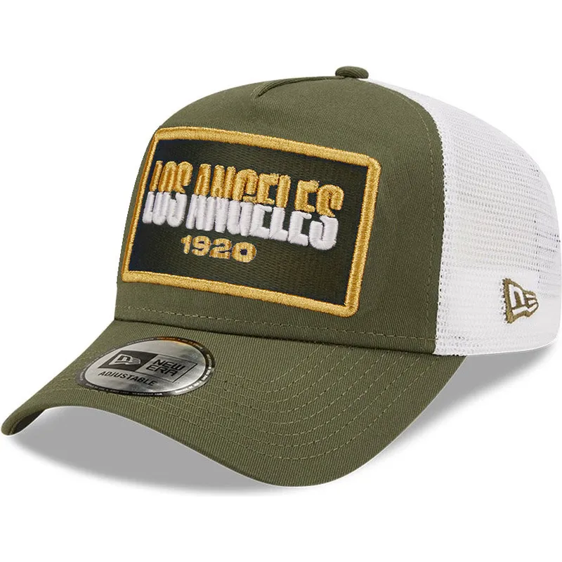 gron-och-vit-los-angeles-a-frame-repreve-usa-state-truckerkeps-fran-new-era