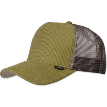 Kepsar böjd grön snapback HFT WaffleJersey av Djinns