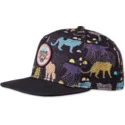 svart-platt-snapback-keps-gepard-linen-fran-djinns