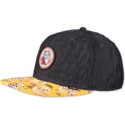 svart-och-gul-flatbrattad-snapback-keps-lucky-cat-linen-rev-fran-djinns