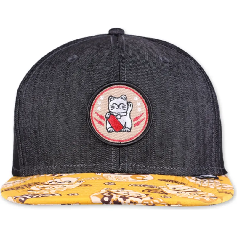 kepsar-plana-svart-snapback-av-djinns kepsar-plana-svart-snapback-av-djinns