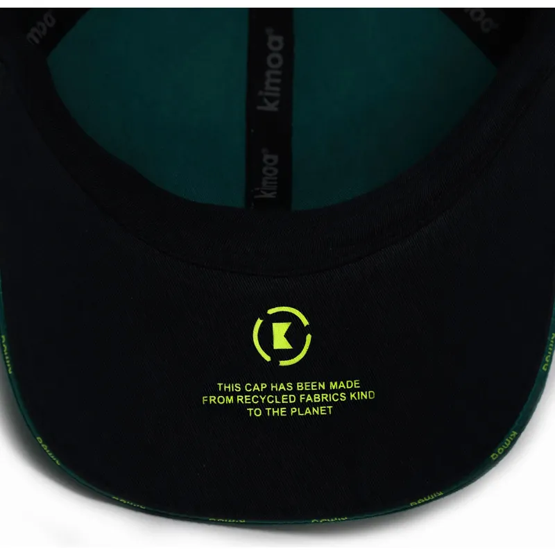 gron-och-svart-bojd-keps-justerbar-fernando-alonso-fran-aston-martin-formula-1-av-kimoa