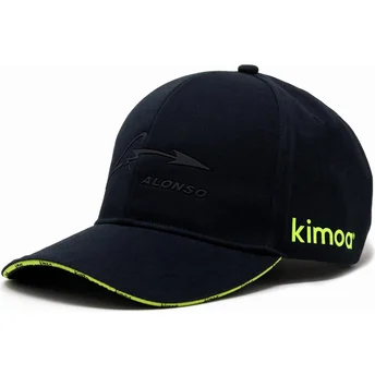 kepsar-curva-svart-justerbart-band-fernando-alonso-fran-aston-martin-formula-1-av-kimoa