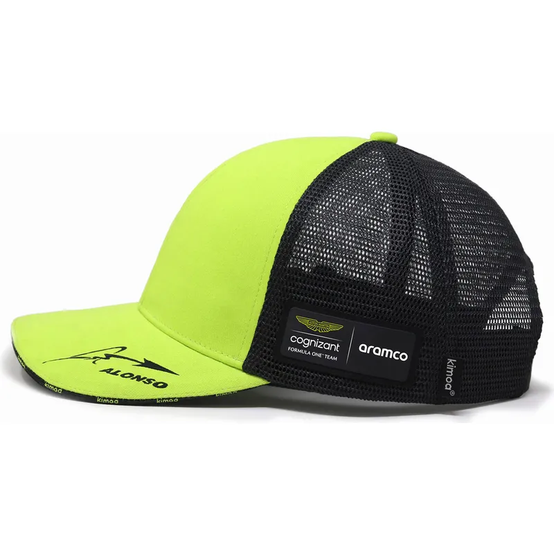 kepsar-curva-gron-justerbart-band-claro-fernando-alonso-fran-aston-martin-formula-1-av-kimoa