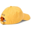 justerbar-gul-bojd-keps-med-bla-logotyp-cotton-chino-classic-sport-fran-polo-ralph-lauren