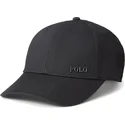 svart-justerbar-bojd-keps-med-logoplakett-baseline-fran-polo-ralph-lauren