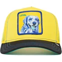 truckerkeps-gul-och-svart-hund-labrador-retriever-loyal-doggy-trip-the-farm-fran-goorin-bros