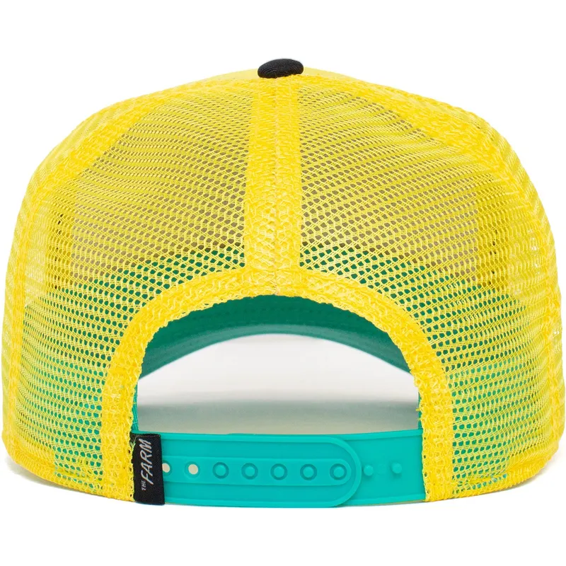 truckerkeps-gul-och-svart-hund-labrador-retriever-loyal-doggy-trip-the-farm-fran-goorin-bros