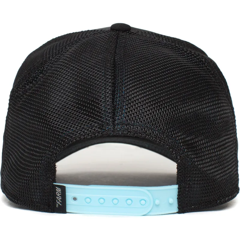 truckerkeps-svart-och-bla-tiger-tiger-blue-streak-the-farm-fran-goorin-bros