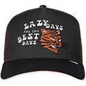 svart-truckerkeps-lazy-tiger-hft-lazy-days-are-the-best-days-fran-djinns