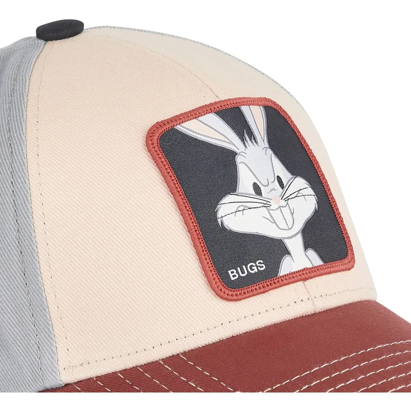 bojd-keps-beige-marinbla-och-rod-snapback-bugs-bunny-bu6-looney-tunes-fran-capslab
