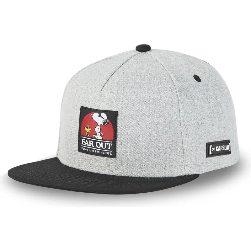kepsar-plana-gra-snapback-snoopy-jordnotter-av-capslab