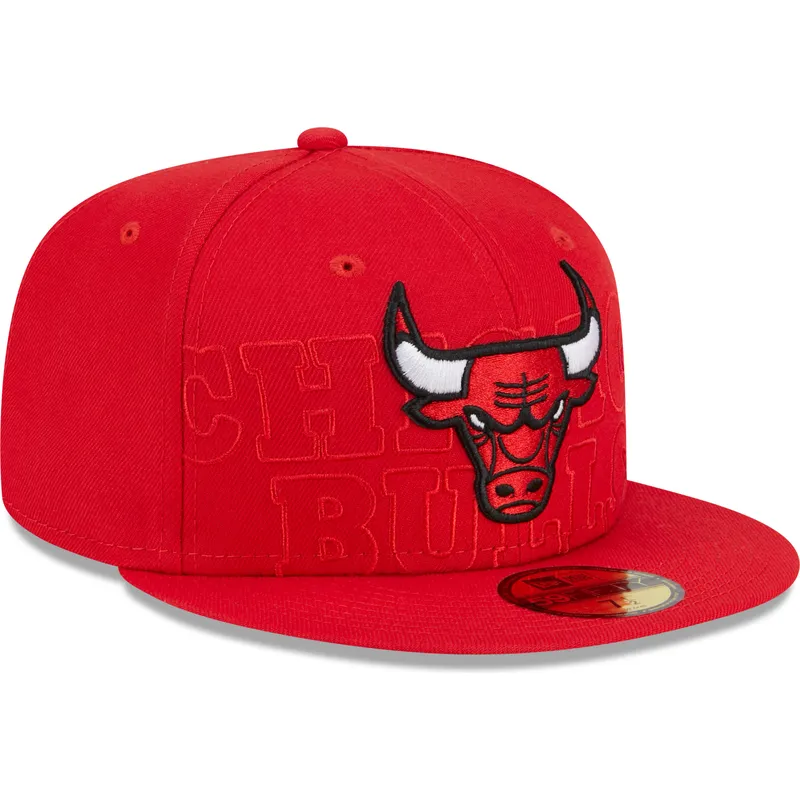 kepsar-plana-rod-justerad-59fifty-draft-edition-2023-fran-chicago-bulls-nba-av-new-era