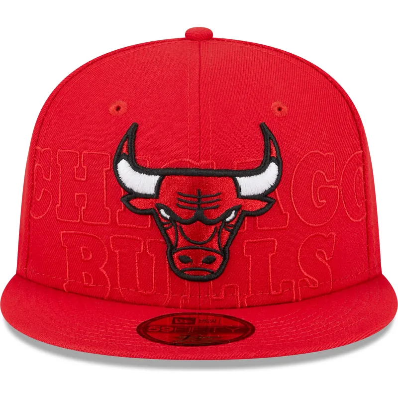 kepsar-plana-rod-justerad-59fifty-draft-edition-2023-fran-chicago-bulls-nba-av-new-era