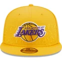 los-angeles-lakers-nba-new-era-gul-flat-snapback-keps-9fifty-draft-edition-2023
