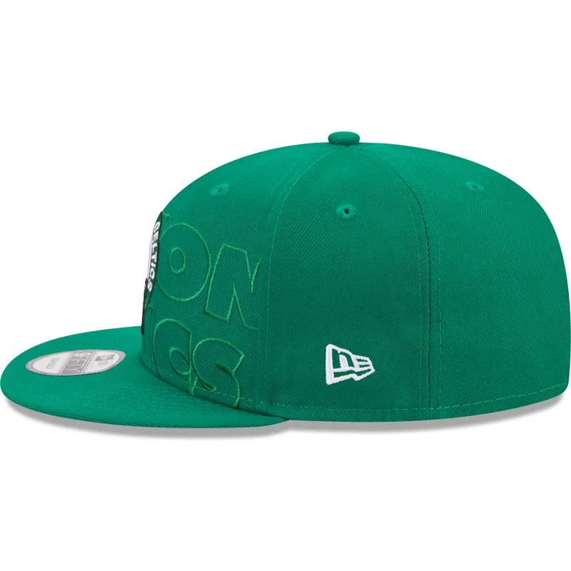 kepsar-plana-gron-snapback-9fifty-draft-edition-2023-fran-boston-celtics-nba-av-new-era