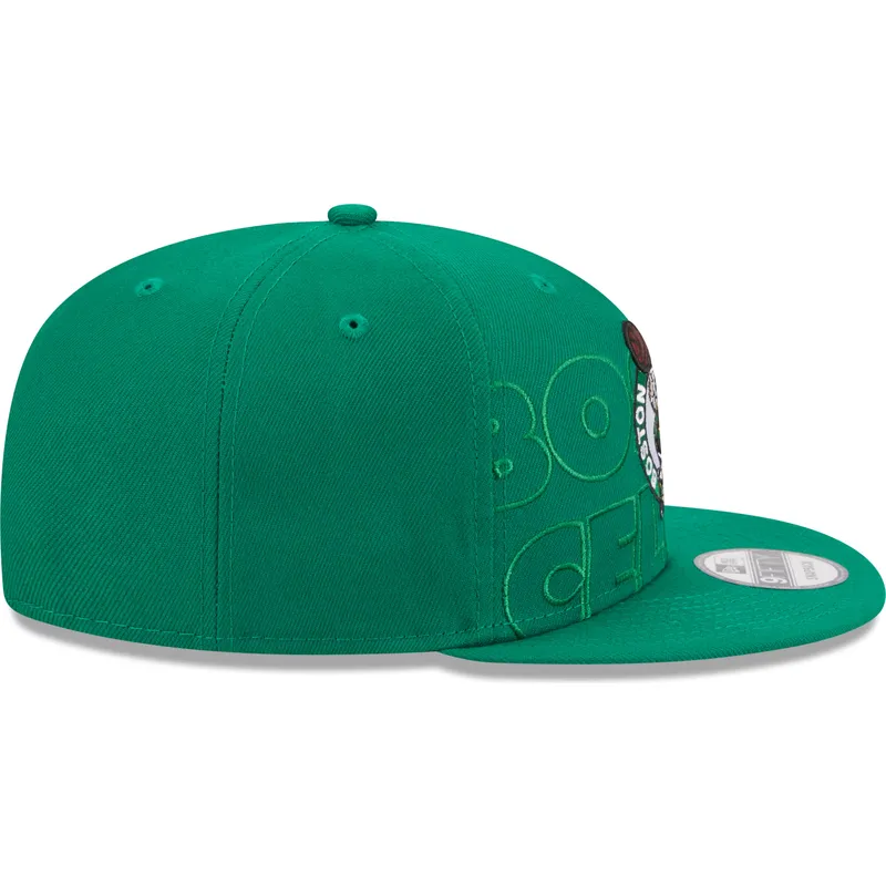 kepsar-plana-gron-snapback-9fifty-draft-edition-2023-fran-boston-celtics-nba-av-new-era