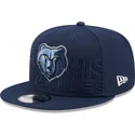 marinbla-platt-keps-snapback-9fifty-draft-edition-2023-av-memphis-grizzlies-nba-fran-new-era