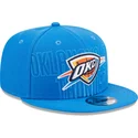 bla-platt-snapback-keps-9fifty-draft-edition-2023-oklahoma-city-thunder-nba-fran-new-era