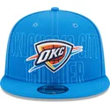 bla-platt-snapback-keps-9fifty-draft-edition-2023-oklahoma-city-thunder-nba-fran-new-era