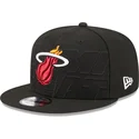 kepsar-plana-svart-snapback-9fifty-draft-edition-2023-fran-miami-heat-nba-av-new-era