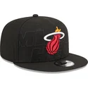 kepsar-plana-svart-snapback-9fifty-draft-edition-2023-fran-miami-heat-nba-av-new-era