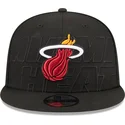 miami-heat-nba-9fifty-draft-edition-2023-svart-snapback-flat-keps-fran-new-era