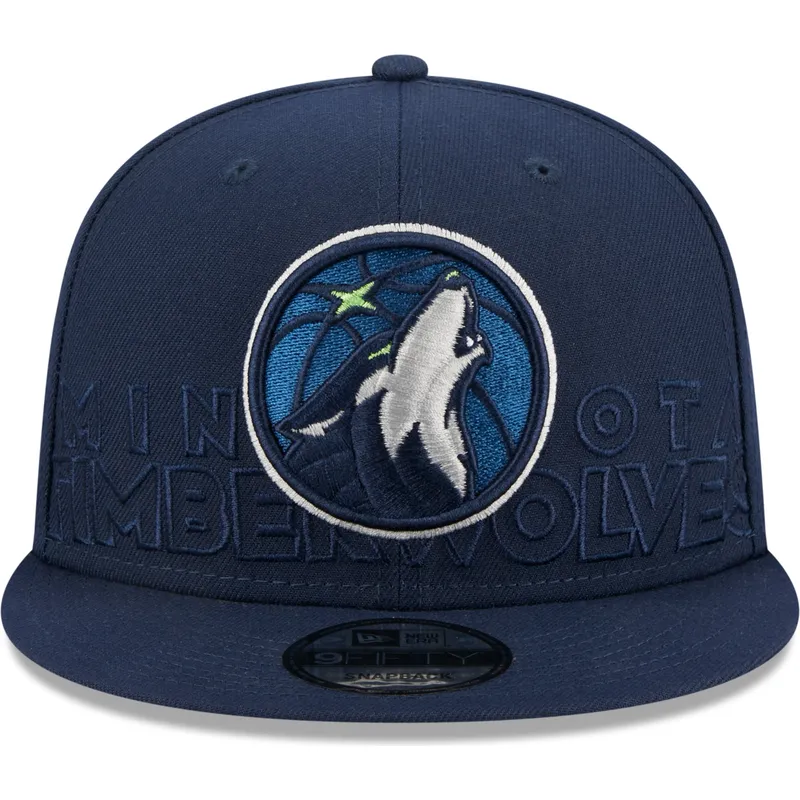 kepsar-plana-marinbla-snapback-9fifty-draft-edition-2023-fran-minnesota-timberwolves-nba-av-new-era