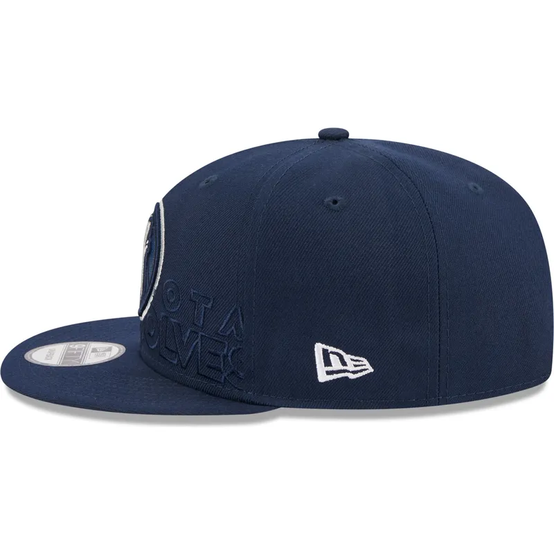 kepsar-plana-marinbla-snapback-9fifty-draft-edition-2023-fran-minnesota-timberwolves-nba-av-new-era