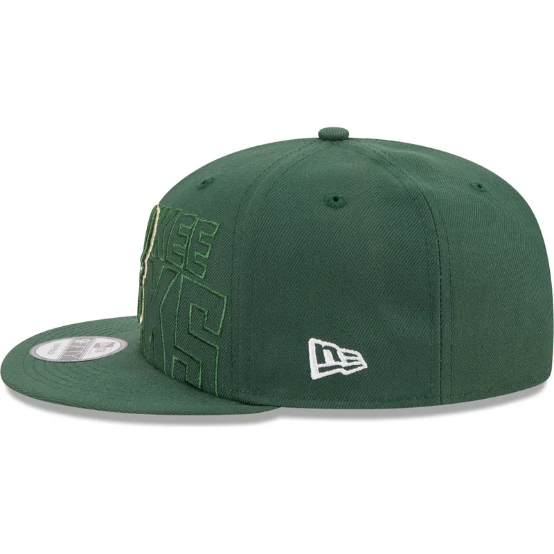 kepsar-plana-gron-snapback-9fifty-draft-edition-2023-fran-milwaukee-bucks-nba-av-new-era
