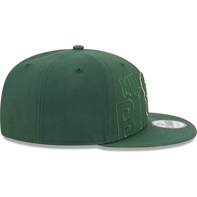 kepsar-plana-gron-snapback-9fifty-draft-edition-2023-fran-milwaukee-bucks-nba-av-new-era